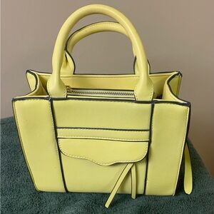 Elegant Yellow Small Satchel Bag